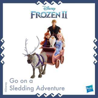 Gamehubx Disney Frozen Sledding Adventures Doll Pack Includes Elsa