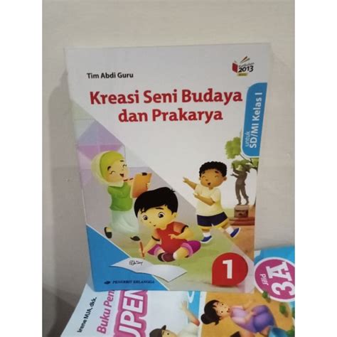 Jual Buku Kreasi Seni Budaya Dan Prakarya Kelas 1 SD Erlangga Shopee