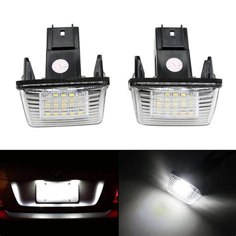 Sitaile Pcs Led Car License Plate Lamp For Peugeot