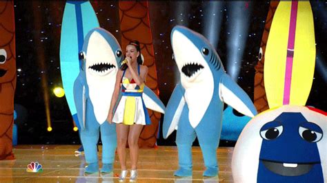 Katy Perry S Dancing Sharks Won Super Bowl XLIX