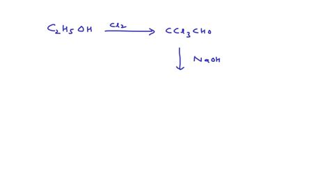 SOLVED When Chlorine Reacts With Ethyl Alcohol It Forms A