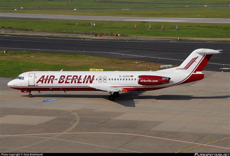 D AGPD Air Berlin Fokker 100 F28 Mark 0100 Photo By Koos Biesheuvel