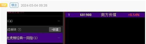 龙虎榜经典一阳指模式：竞价出南方传媒，出板涨停小板 淘股吧