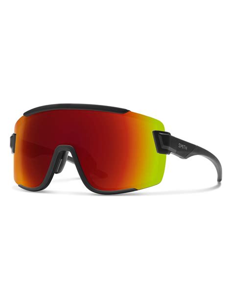 Smith Wildcat Matte Black Chromapop Red Mirror Sunglasses Snowleader