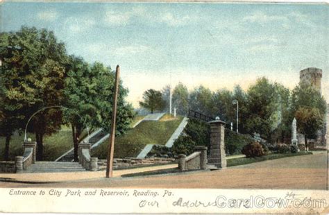 Entrance To City Park And Reservoir Reading Pa