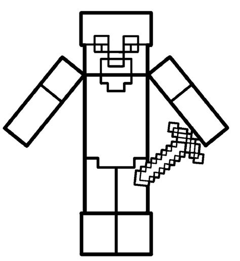 Dibujo De Minecraft Para Colorear P Ginas Para Colorear The Best