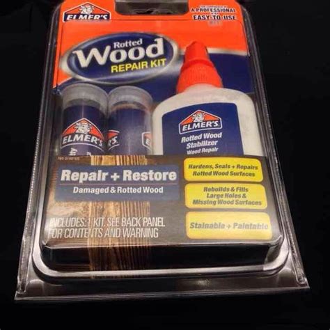 Elmers Rotted Wood Repair Kit Wood Repair Repair Home Repair