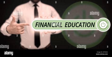 Sign Displaying Financial Education Business Showcase Understanding