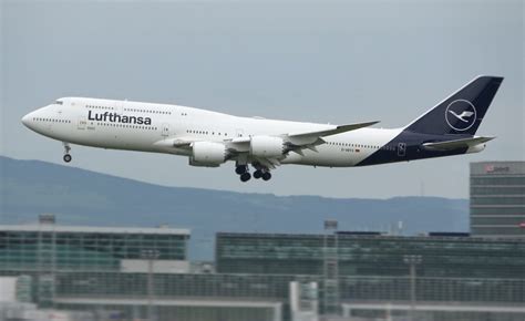 Video Lufthansa 747 8 New Livery Beautiful Low Pass At Frankfurt Intl