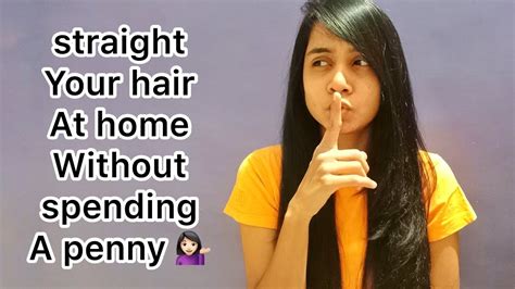 How To Straight Your Hair At Home With Just A Comb Super Cheap Without