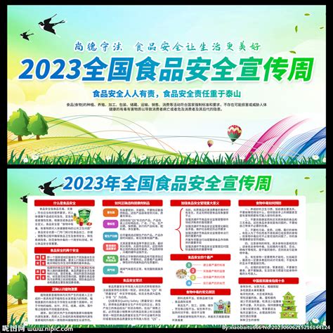 2023食品安全宣传周设计图展板模板广告设计设计图库昵图网