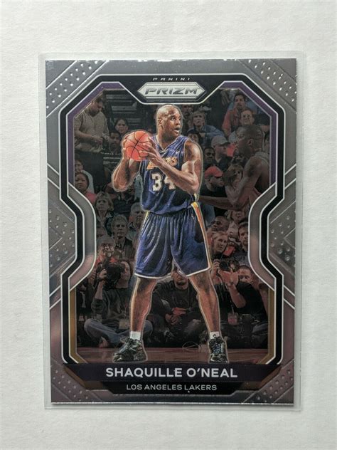 2020 21 Panini Prizm SHAQUILLE O NEAL L A Lakers BASE CARD 207 EBay