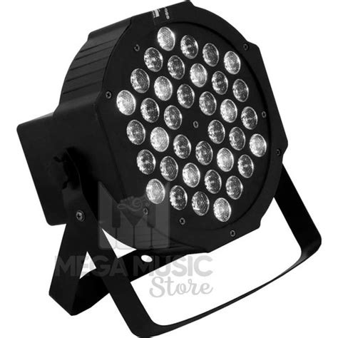 Canhão Refletor Led Par 64 Rgb Triled 36 Leds 3w Dmx Bivolt Submarino