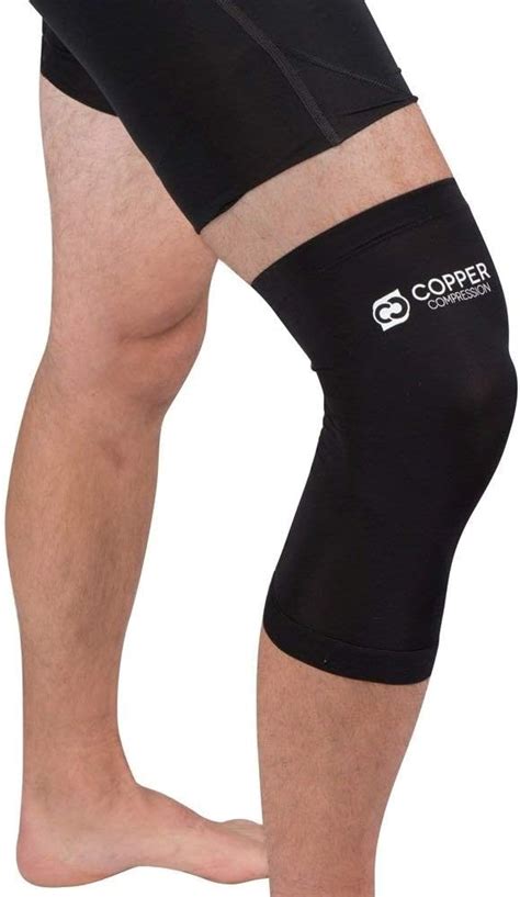 Copper Compression Recovery Knee Sleeve 1 Guaranteed Highest Copper