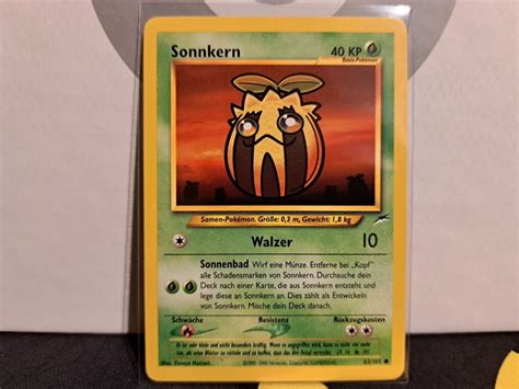 SONNKERN NEO DESTINY POKEMON KARTE 2002 Kaufen Auf Ricardo