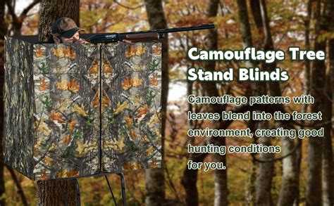 Emsiok Four Sided Hunting Tree Stand Blinds Kit 142 X 35