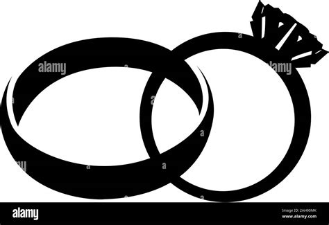 Wedding Ring Svg Wedding Ring Clipart Ring Svg Silhouette Ring Cricut