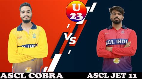 LIVE MATCH ASCL MASTER U 19 Vs ASCL JET U 19 Asclindia Cricket