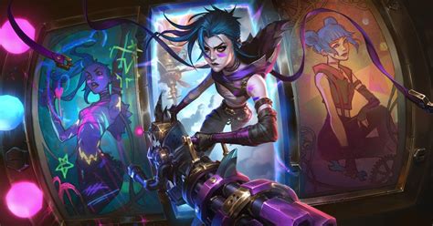 Lol Arcane Fractured Jinx Exalted Skin Splash Art Preis Und