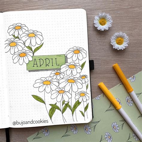 If Youre Looking For April Bullet Journal Cover Page Ideas Heres A