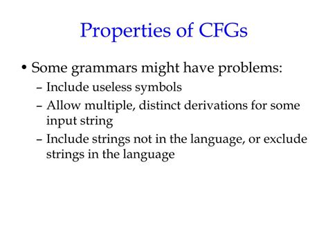 Ppt Chap 4 Formal Grammars And Parsing Powerpoint Presentation