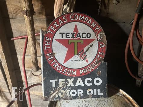 TEXACO SIGN | Online Auctions | EquipmentFacts.com