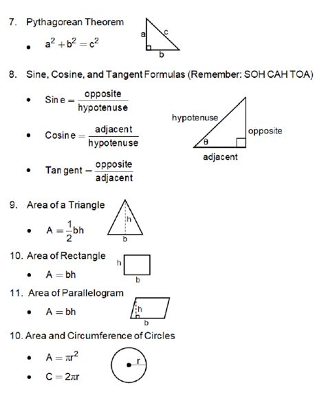 Easy math formulas