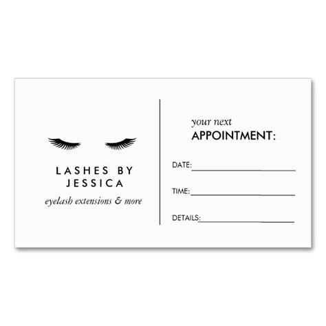 Appointment Business Card Template