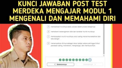 Soal Kunci Jawaban Post Test Modul 1 Langkah Langkah Dalam