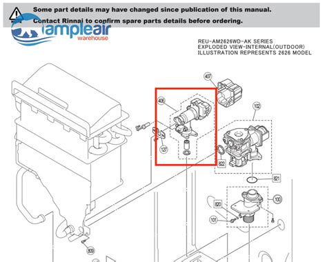 Rinnai Water Flow Assy A Series Pn 92099694 Ample Air Warehouse