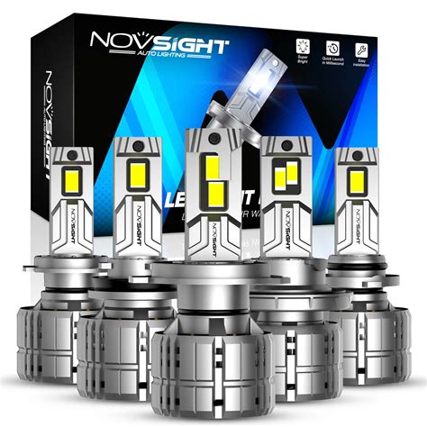 NOVSIGHT N60 200W 40000LM Super Bright H7 LED Canbus H4 H11 H8 H9 9005