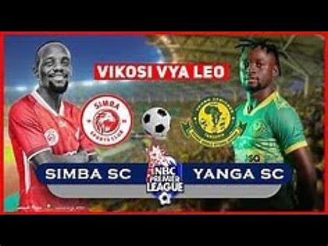 Live Simba Sc Vs Yanga Sc Kariakoo Derby Youtube