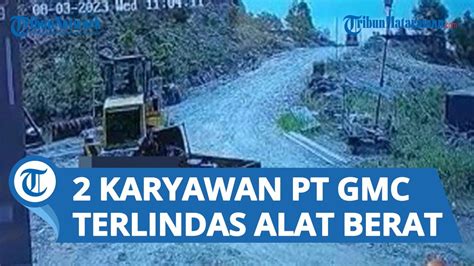 Detik Detik Kecelakaan Terekam CCTV 2 Karyawan PT GMC Batam Terlindas