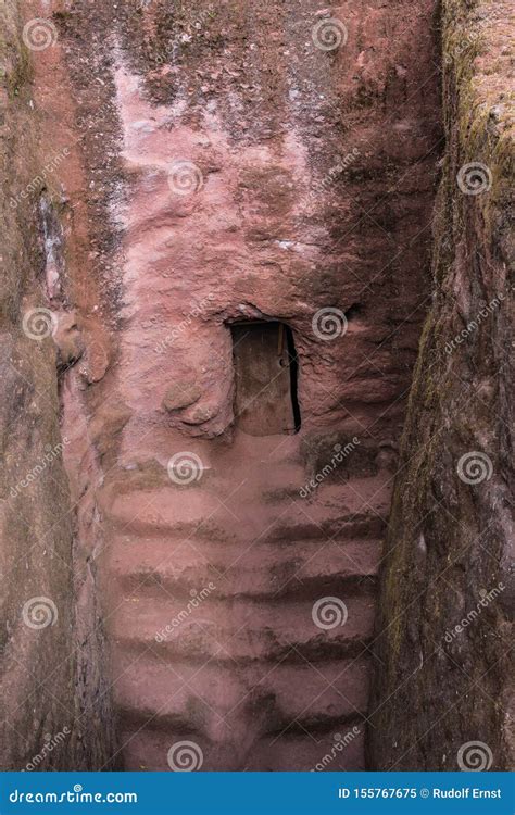 Bete Amanuel Monolitic Church In Lalibela Ethiopia Stock Photography