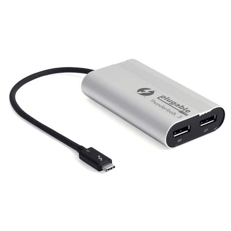 Plugable Thunderbolt Dual DisplayPort Adapter TBT3-DP2X | Intel Display Adapters | jsandanski ...