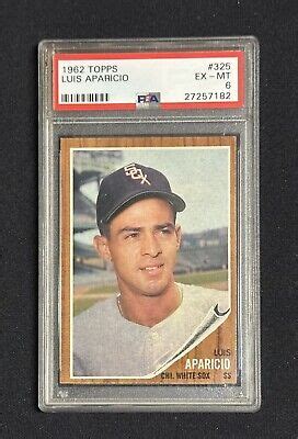 Topps Baseball Luis Aparicio Hof Psa Ex Mt White Sox Ebay