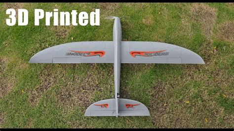 3d Printed Rc Glider 100 Mph Youtube