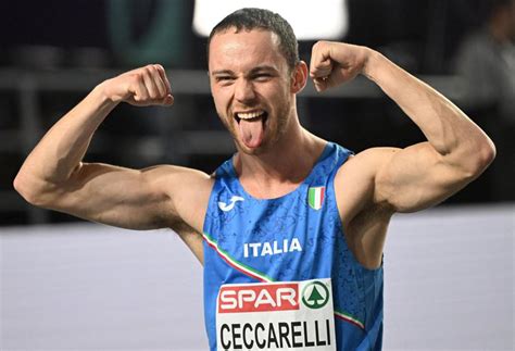 Europei Atletica Indoor Ceccarelli Oro E Jacobs Argento Nei Metri