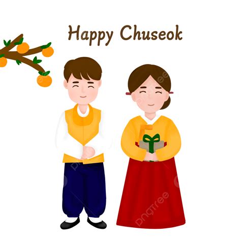 Happy Chuseok Vector Hd Png Images Happy Chuseok Girl Wearing Hanbok