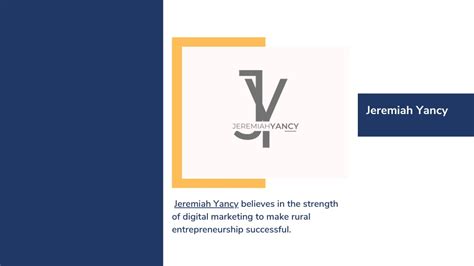 Ppt Rural Entrepreneur Explained By Jeremiah Yancy Powerpoint