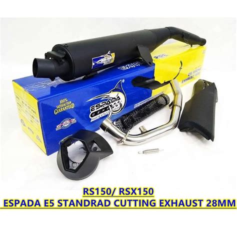 HONDA RS150 RS 150 ESPADA E5 STD STANDARD CUTTING EXHAUST EKZOS PIPE