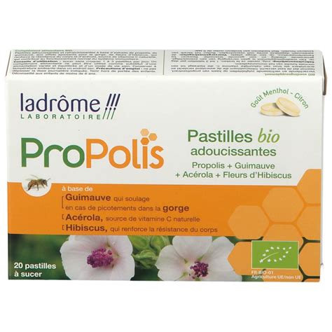 Ladrôme ProPolis Pastilles bio adoucissantes 20 pc s Redcare Pharmacie