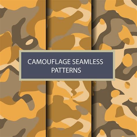 Camuflaje Militar De Patrones Sin Fisuras Vector Premium Vector Premium