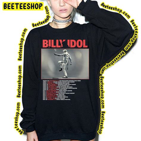 Billy Idol Tour Dates Trending Unisex T Shirt Beeteeshop