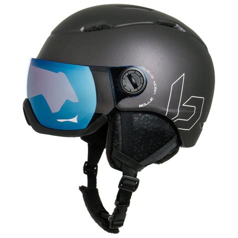 Casque visière Bollé Mercuro Visor Black Matte Blue Mirror Hiver 2024