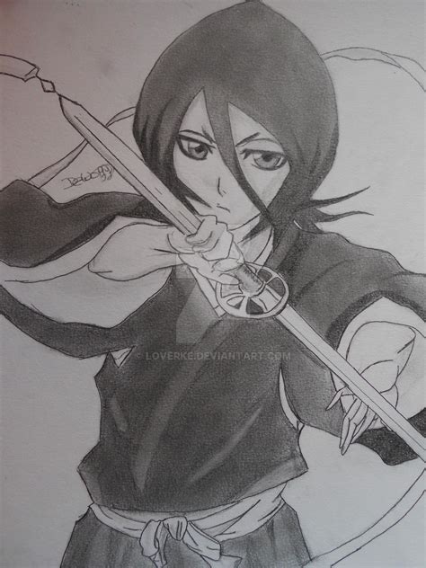 rukia kuchiki by Loverke on DeviantArt