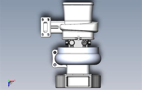 汽车涡轮增压器模型三维建模图纸solidworks设计solidworks 2013模型图纸下载 懒石网