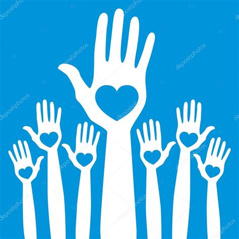 Happy Loving Hands Stock Vector Image By ©aquasip 26750519