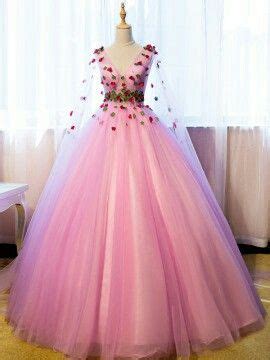 Pin By Isabel Draiman On Xv Rosa Varios Long Sleeve Quinceanera