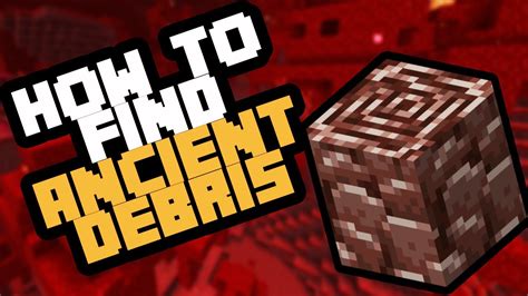 How to Find Ancient Debris in Minecraft Bedrock Survival - 2020 - YouTube